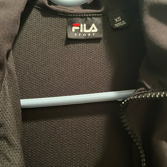 Fila Sport Black Long Sleeve Workout Jacket - Picture 9 of 9